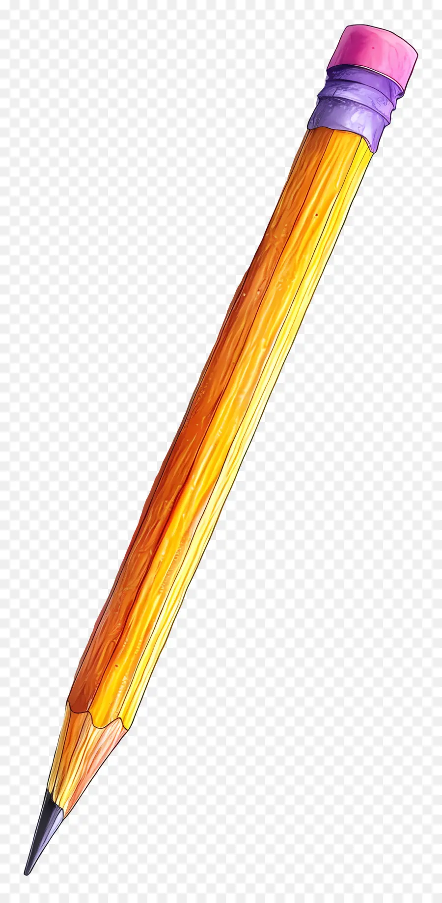 Crayon De Couleur，Crayon Jaune PNG