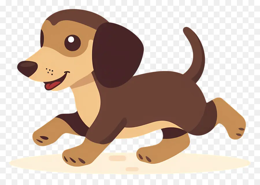 Chien Animé，Chien Qui Court PNG