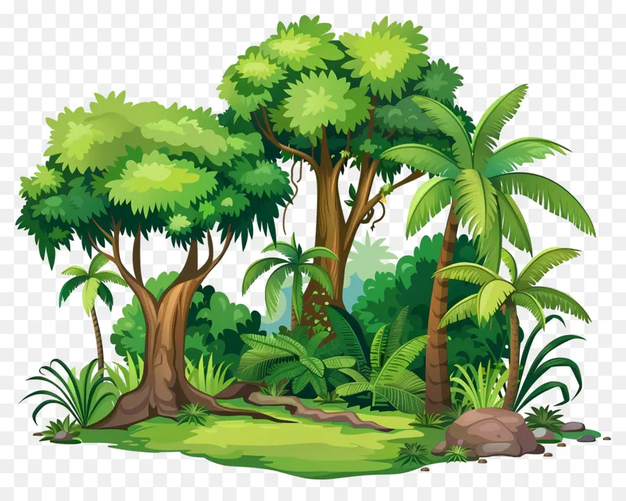 Grand Arbre，Arbres Verts PNG