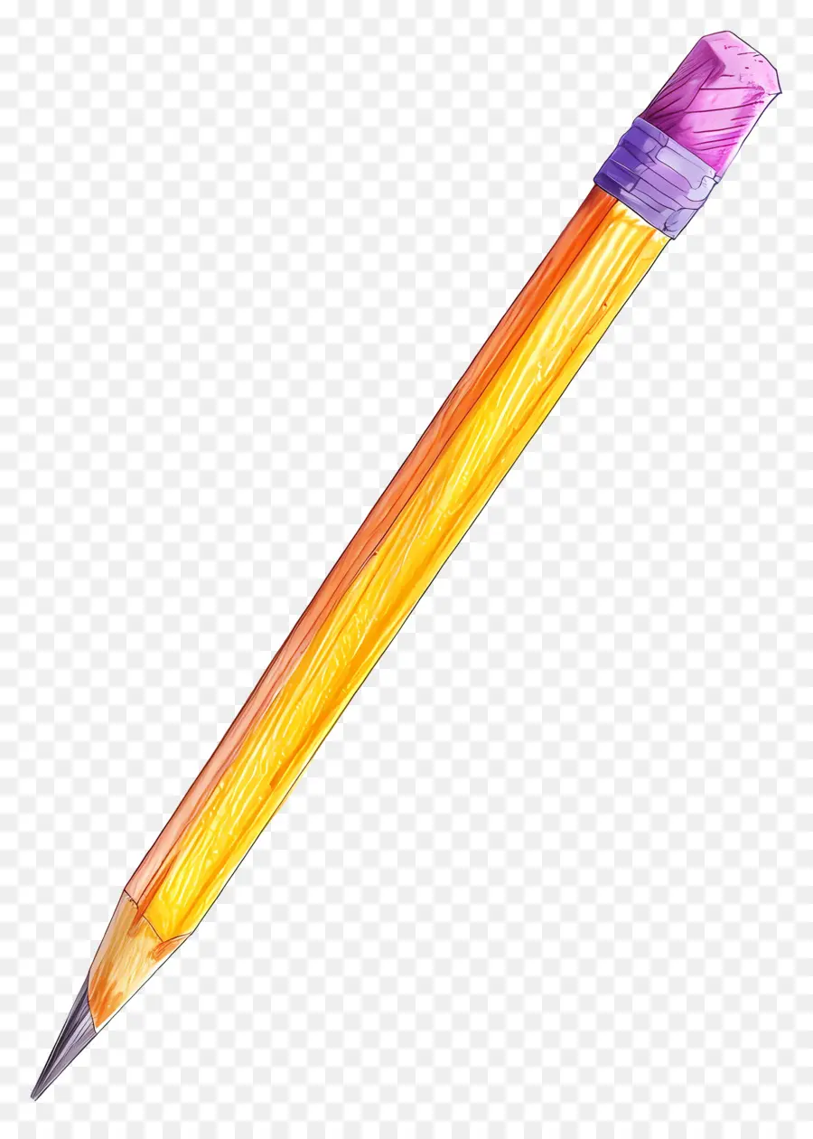 Crayon De Couleur，Crayon Jaune PNG