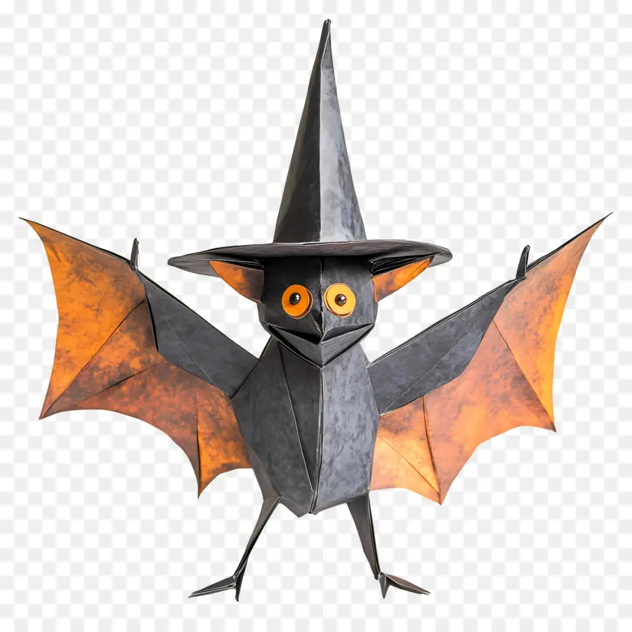 Chauve Souris D'halloween，Chauve Souris Avec Chapeau PNG