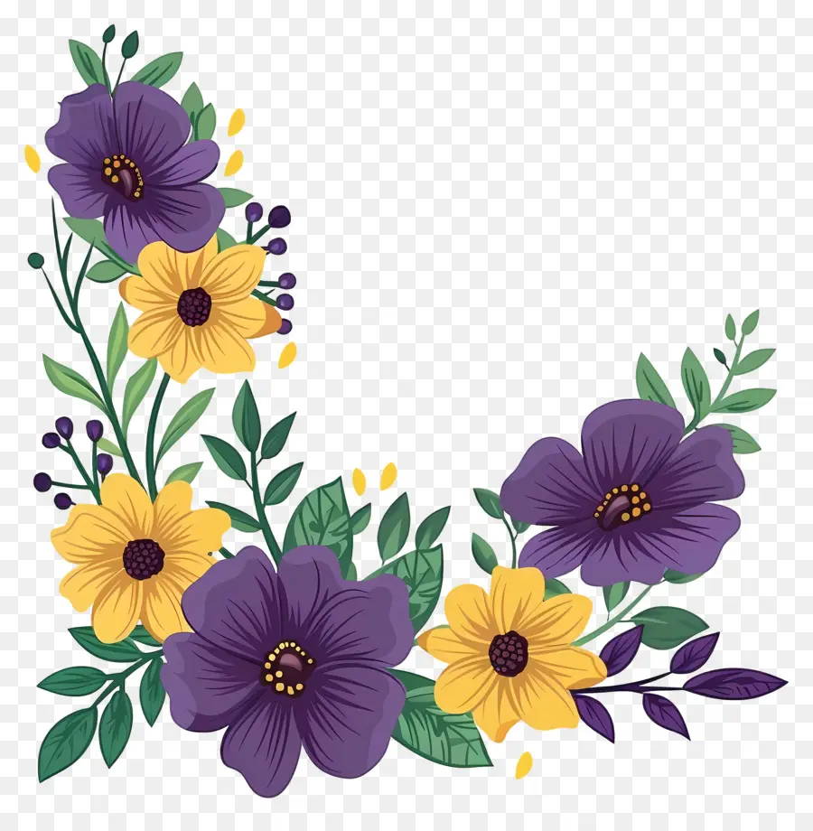 Le Coin Des Fleurs，Composition Florale PNG