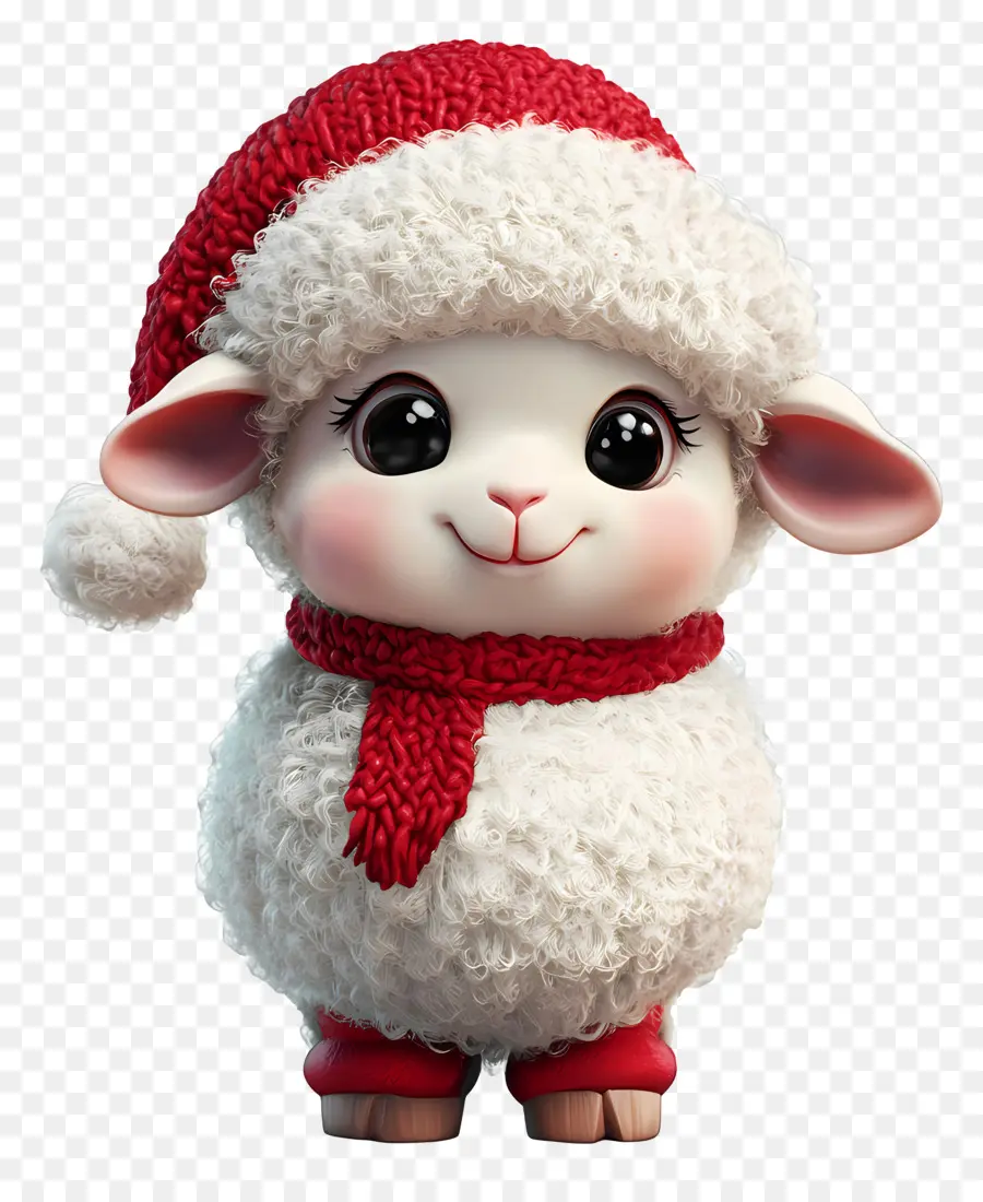 Mouton De Noël，Mouton Souriant PNG