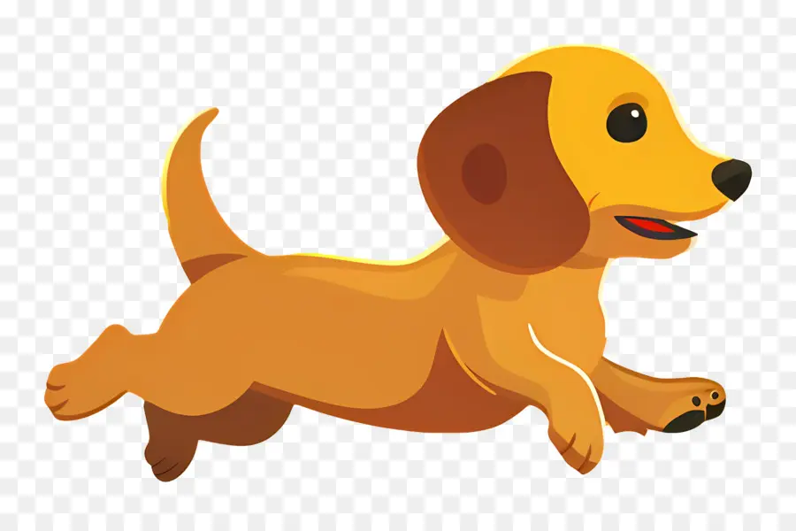 Chien Animé，Chien Qui Court PNG