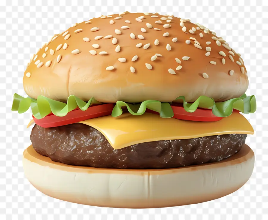 Burger Nature，Cheeseburger PNG