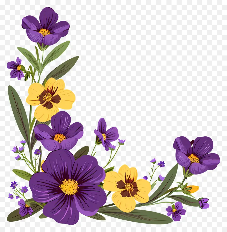 Le Coin Des Fleurs，Composition Florale PNG