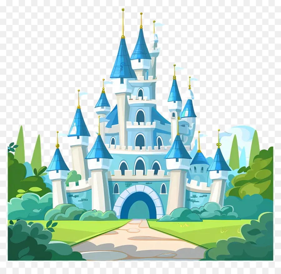 Château Disney，Château Rose PNG