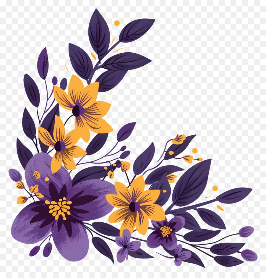 Le Coin Des Fleurs，Composition Florale PNG