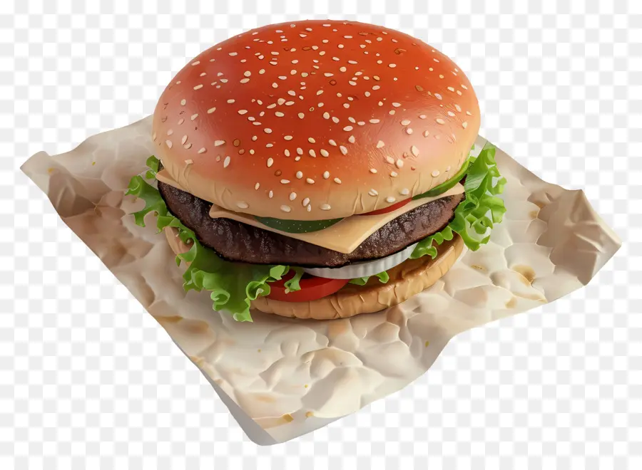 Burger Nature，Cheeseburger PNG