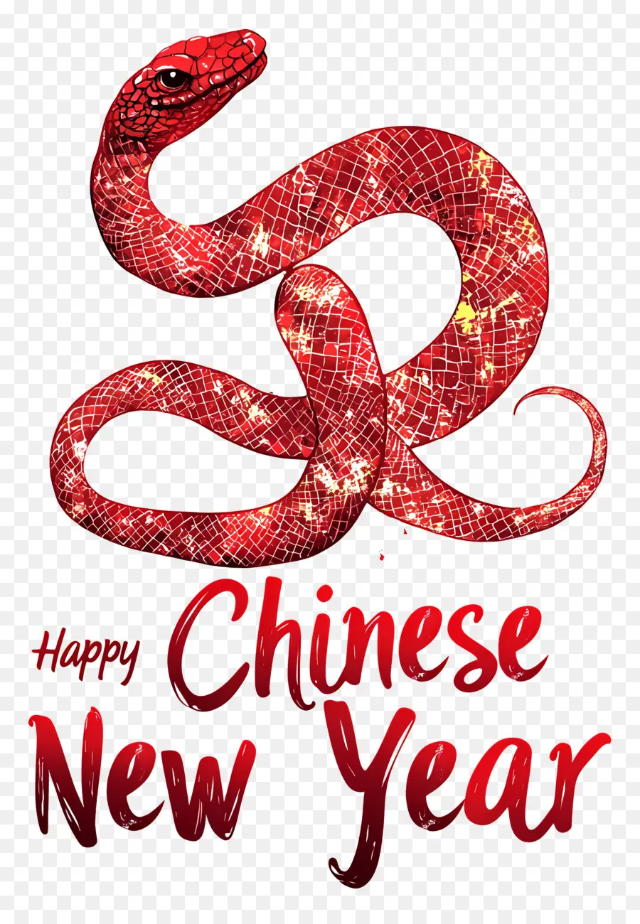 Nouvel An Chinois，Serpent Rouge PNG