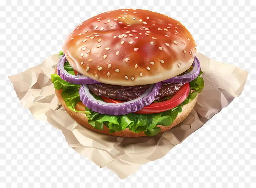 Burger Nature，Cheeseburger PNG