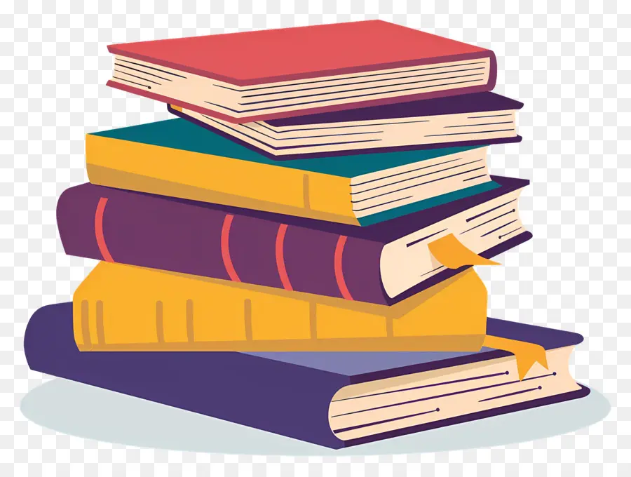 Pile De Livres，En Lisant PNG