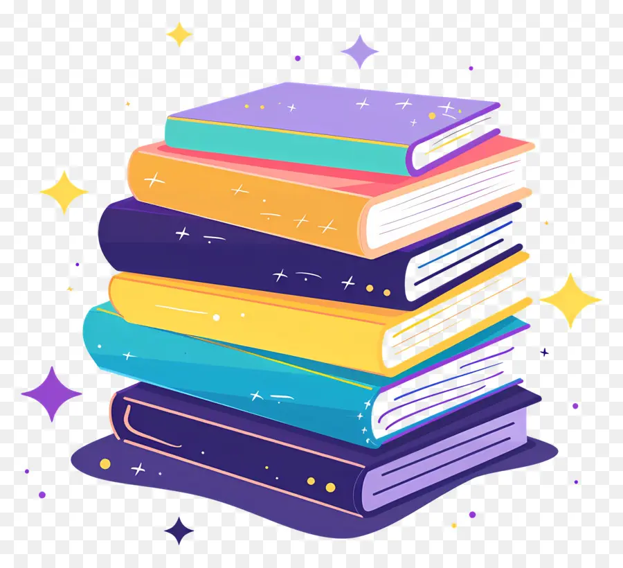 Pile De Livres，Livres PNG