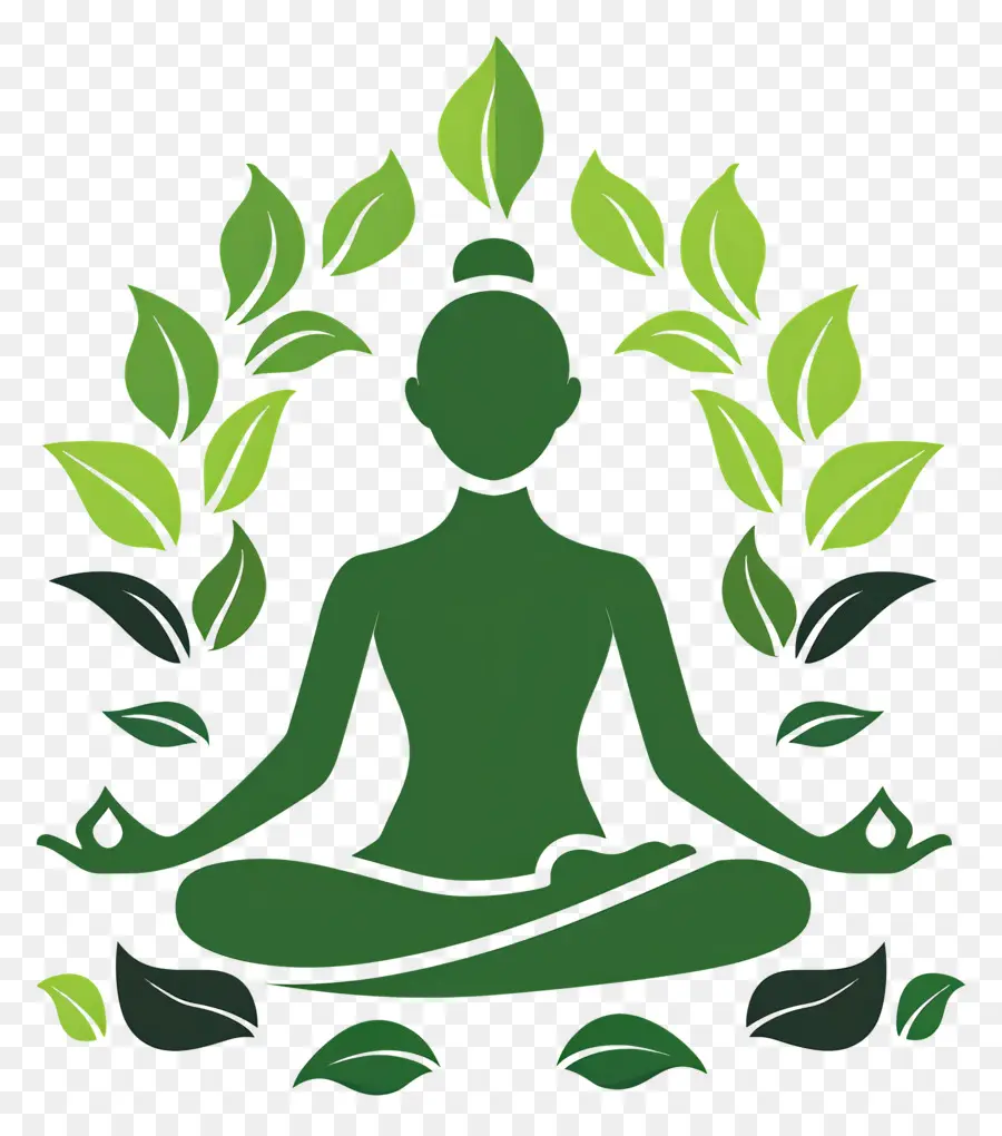 Symbole Du Yoga，Personnage Méditant PNG