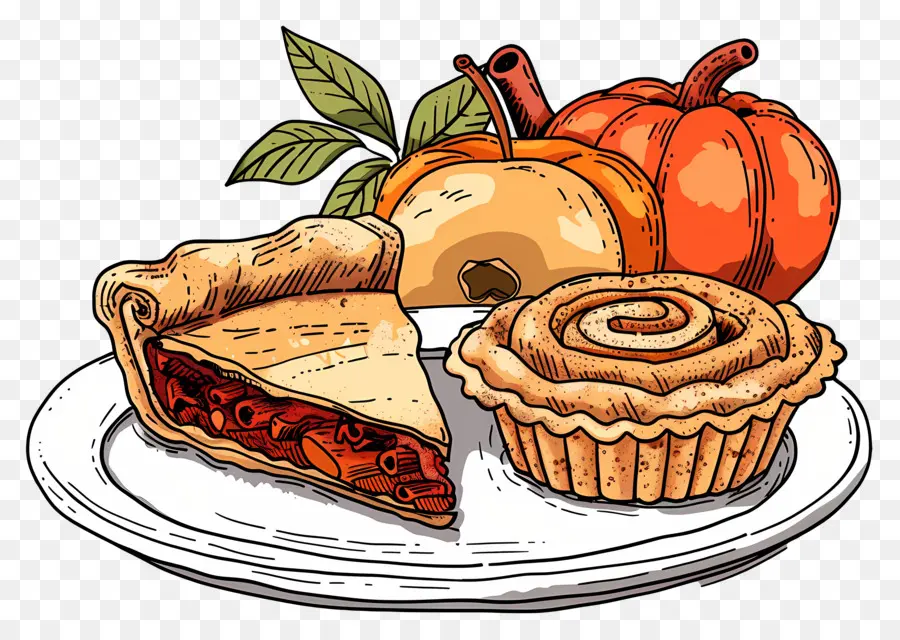 Tarte De Thanksgiving，Tarte Et Citrouille PNG