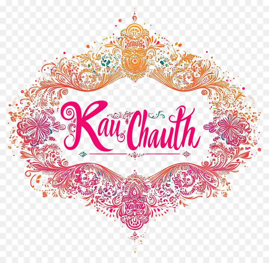 Karva Chauth，Conception Du Texte De Karva Chauth PNG