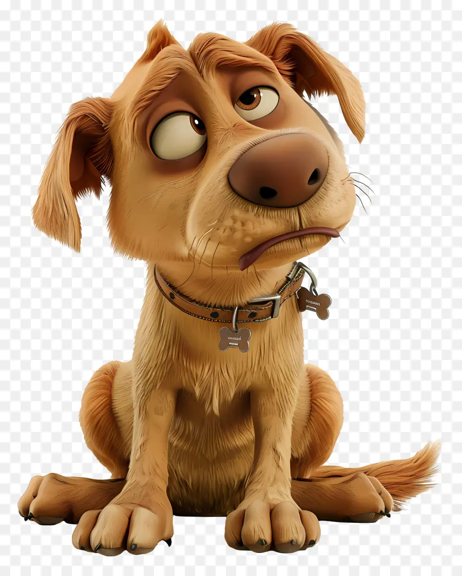 Chien 3d，Chien De Dessin Animé PNG