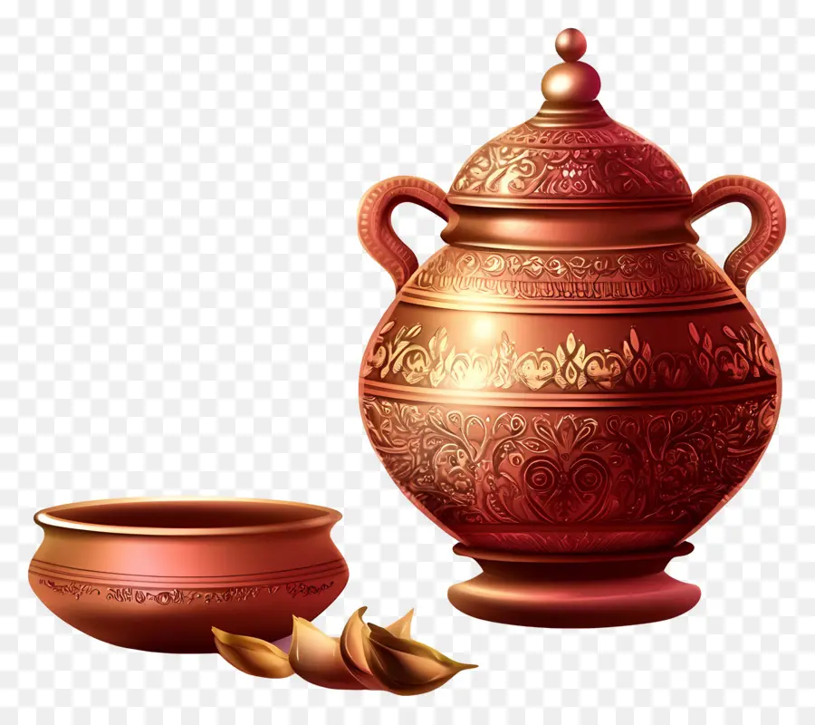 Karva Chauth，Pots Décoratifs PNG