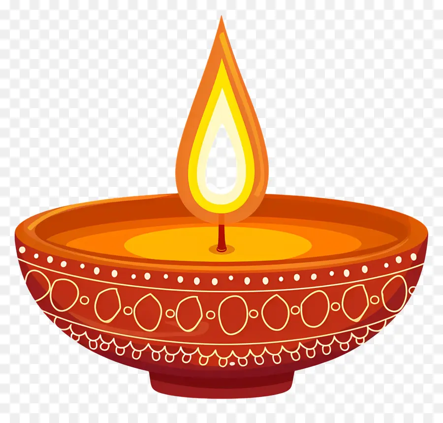 Diwali Diya，Lampe PNG