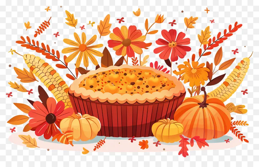 Tarte De Thanksgiving，Tarte D'automne PNG