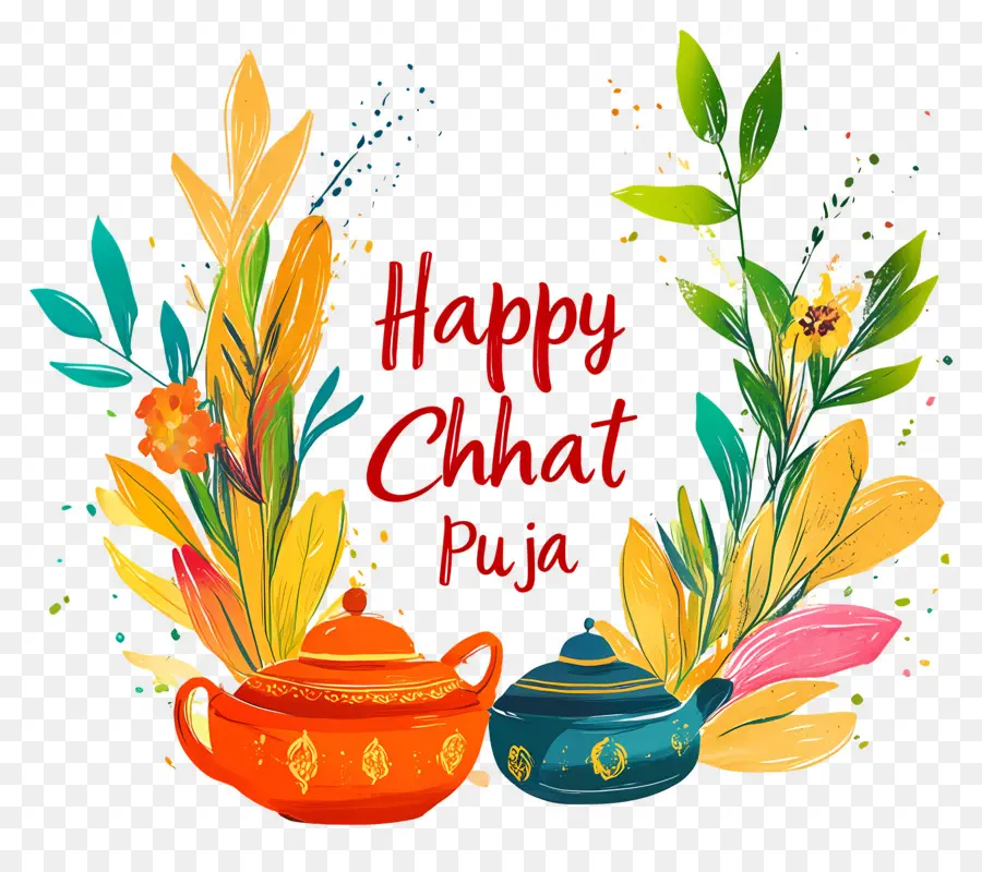 Joyeux Chat Puja，Pots Décoratifs PNG