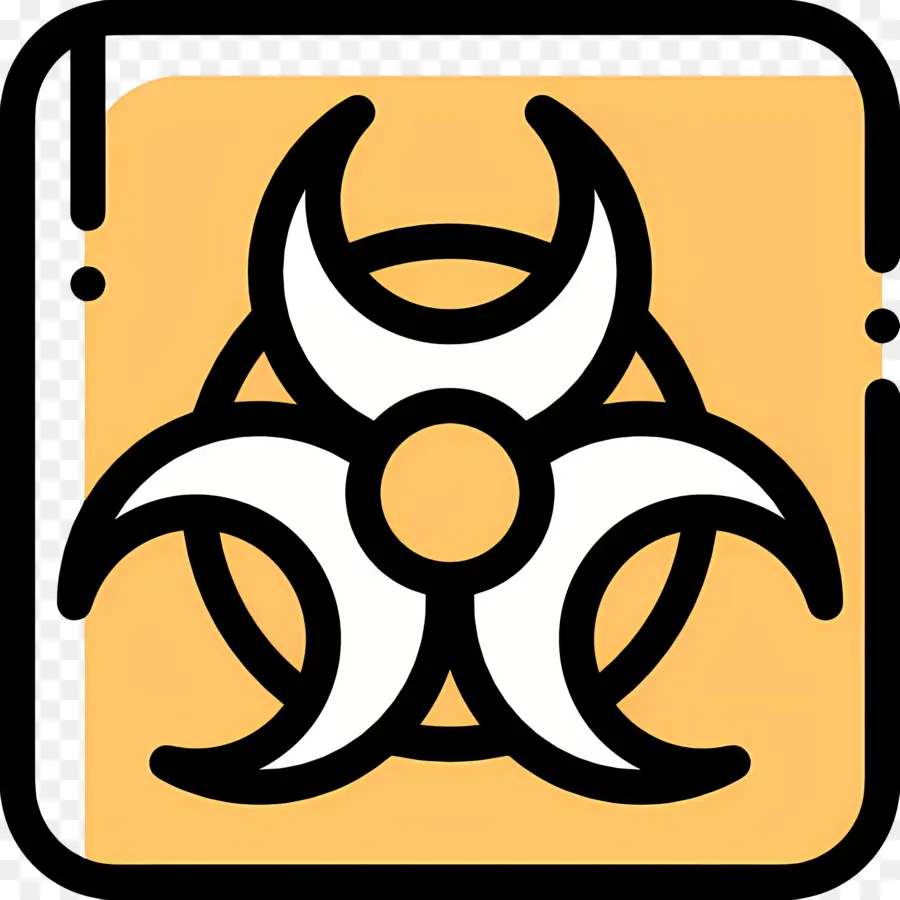 Symbole De Danger，Icône De Risque Biologique PNG