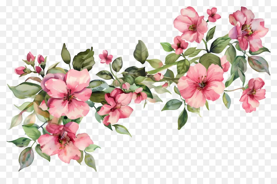 Fond De Fleurs Tropicales，Fleurs PNG