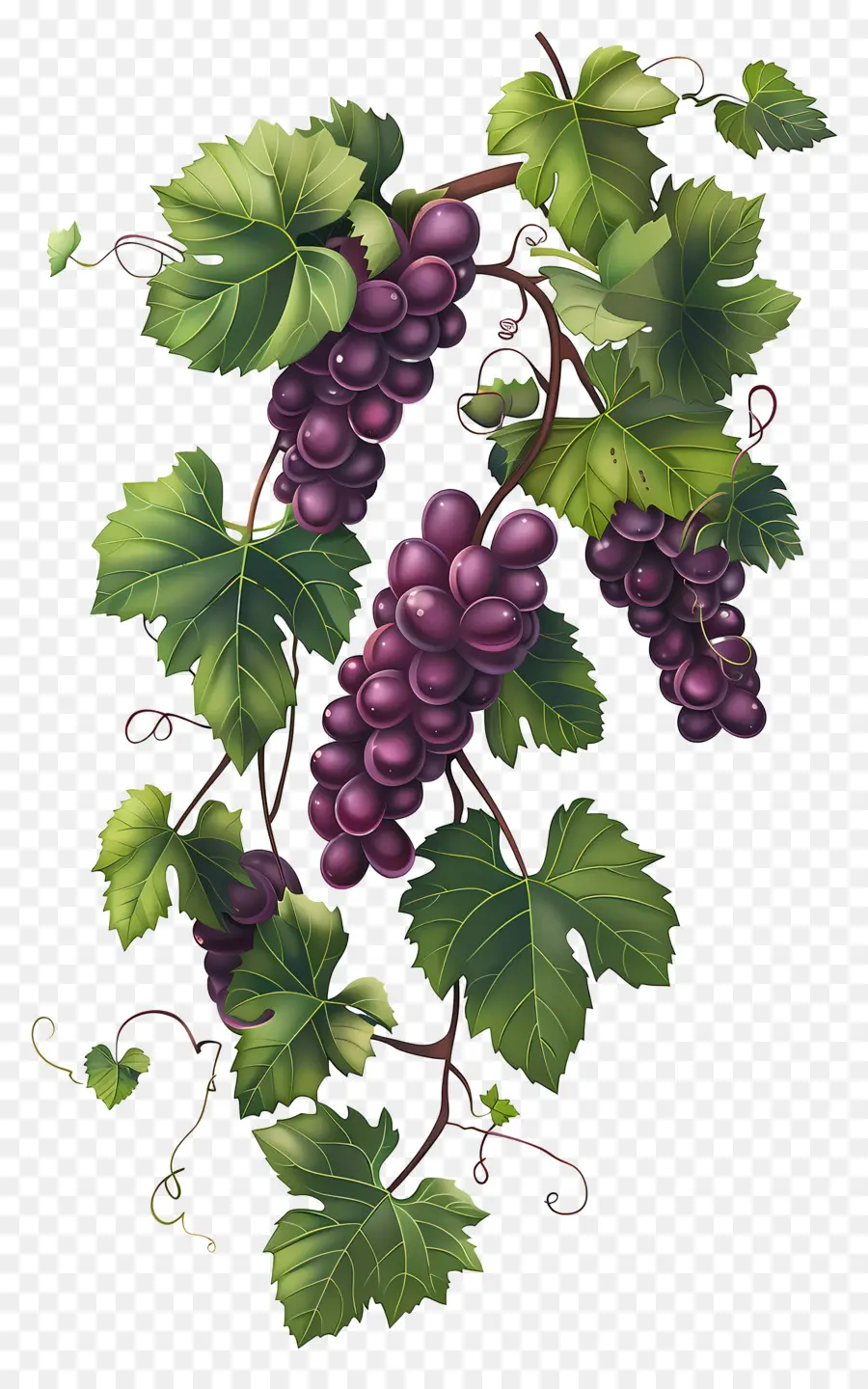 Vigne，Raisins PNG