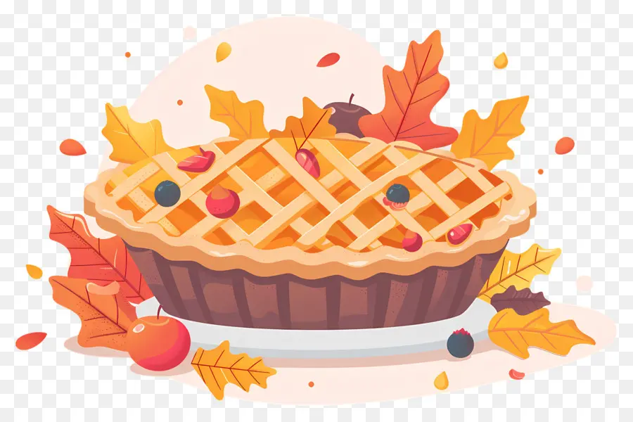 Tarte De Thanksgiving，Tarte D'automne PNG