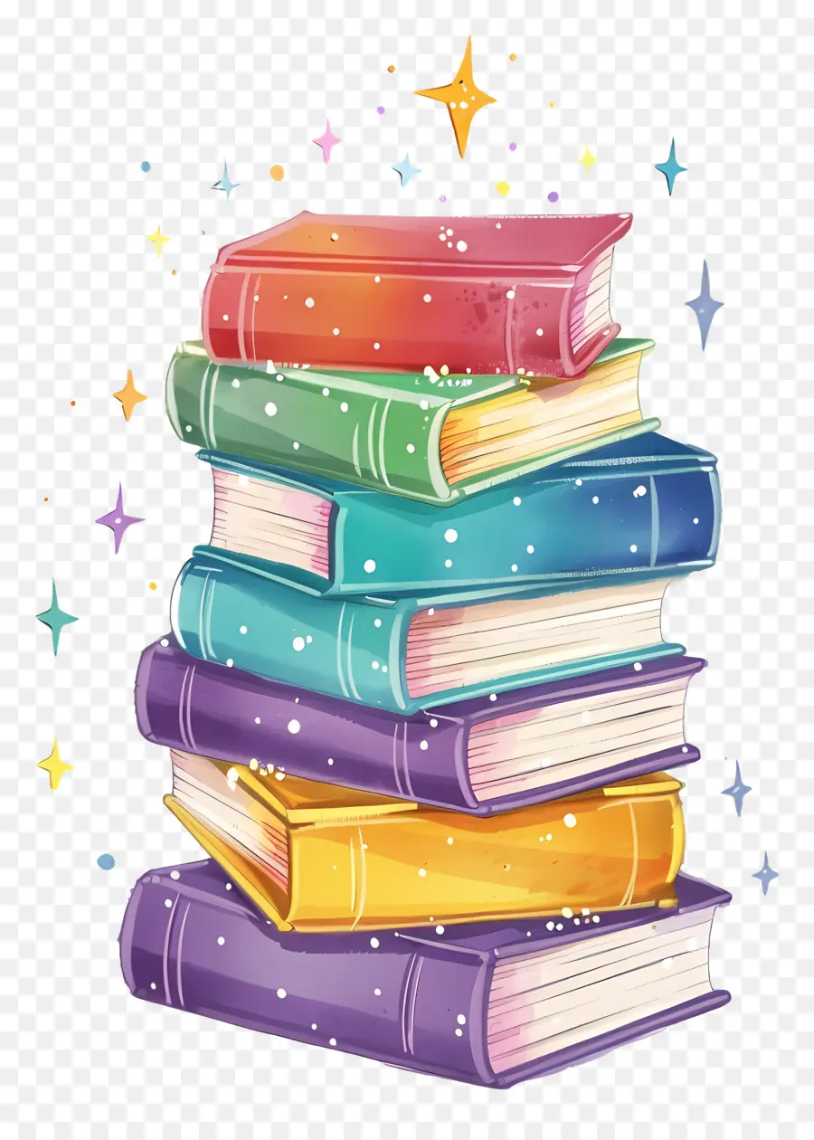 Pile De Livres，Livres PNG