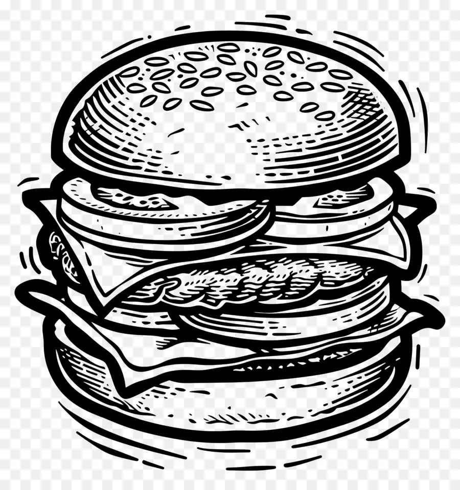 Aperçu Du Hamburger，Hamburger PNG