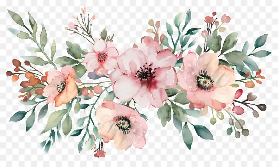 Fond De Fleurs Tropicales，Fleurs PNG