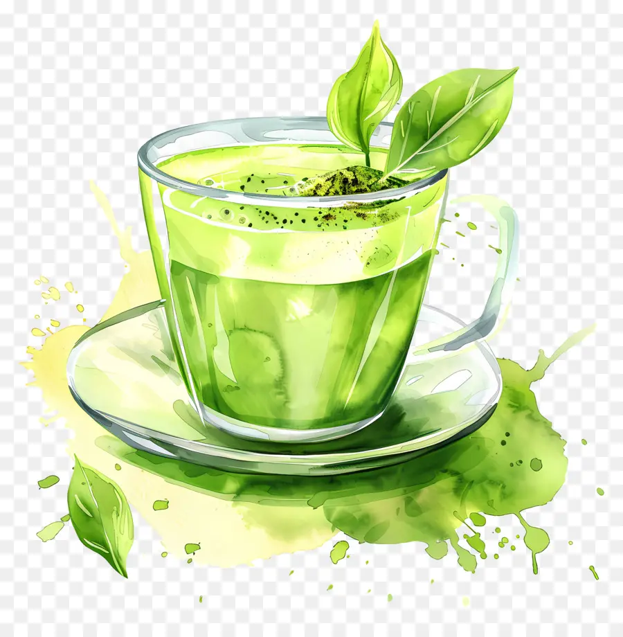 Boisson Au Matcha，Thé PNG