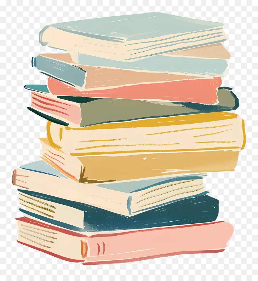 Pile De Livres，Livres PNG