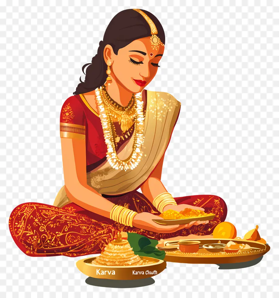 Karva Chauth，Karva Chauth Femme PNG