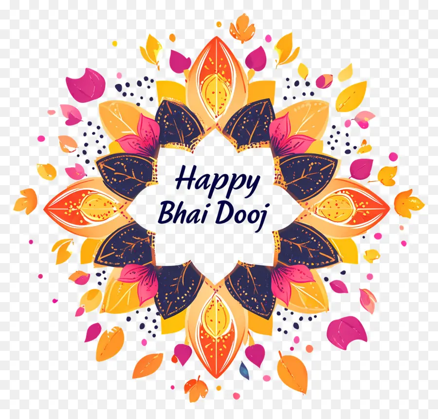 Joyeux Bhai Dooj，Fleurs PNG