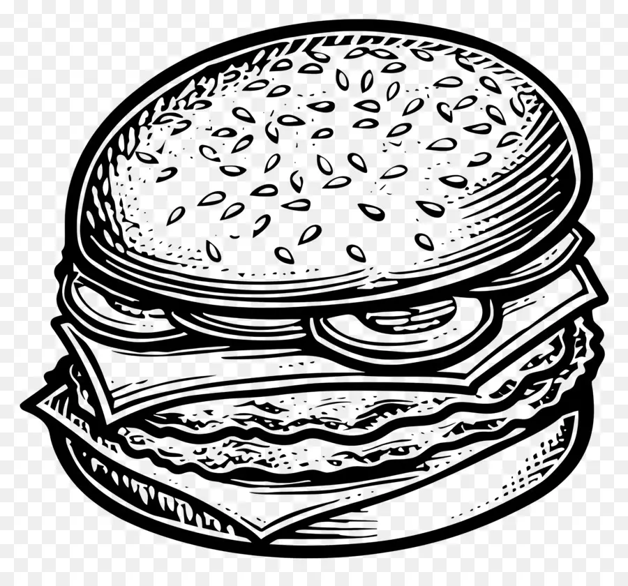 Aperçu Du Hamburger，Hamburger PNG