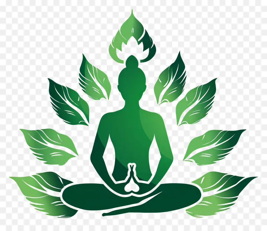 Symbole Du Yoga，Personnage Méditant PNG