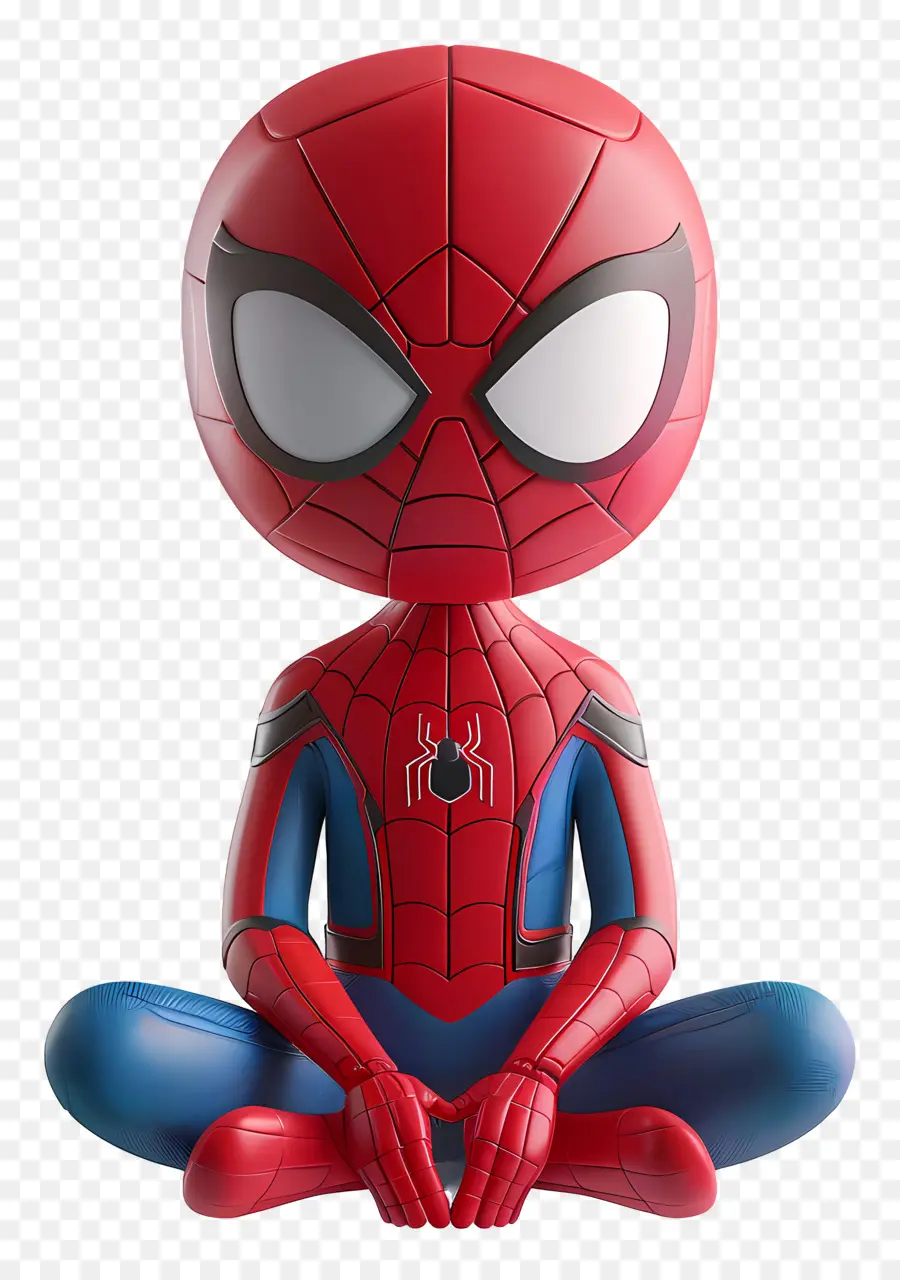 Spiderman Mignon，Spider Man Assis PNG