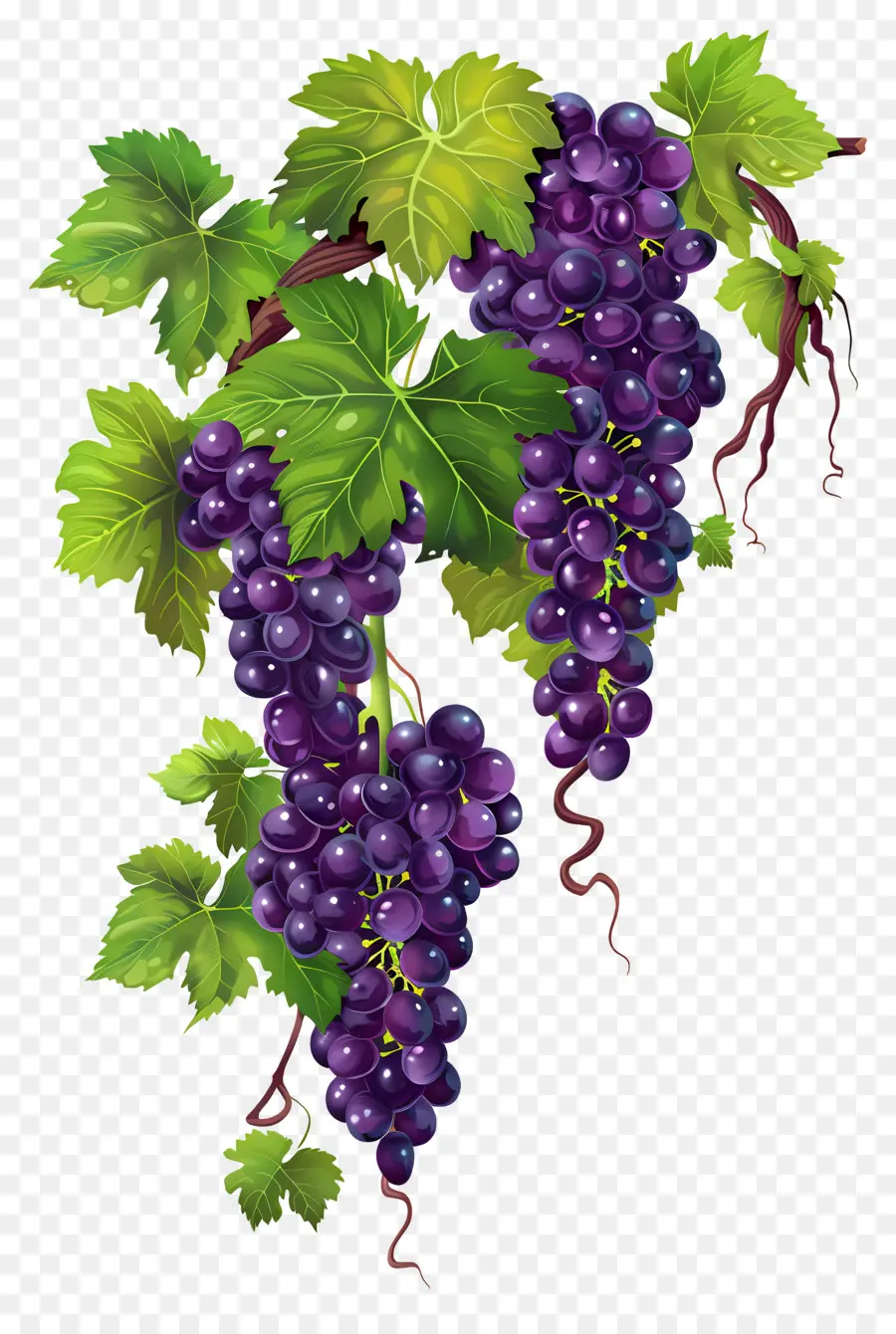 Vigne，Raisins PNG