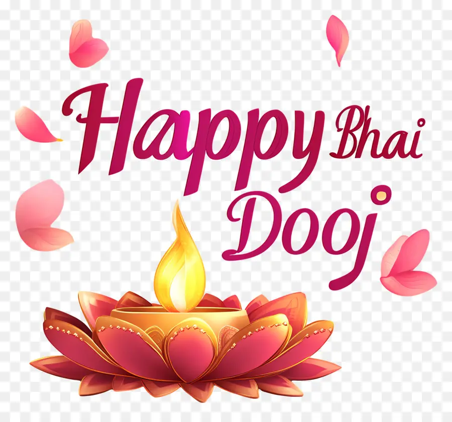 Joyeux Bhai Dooj，Lampe PNG