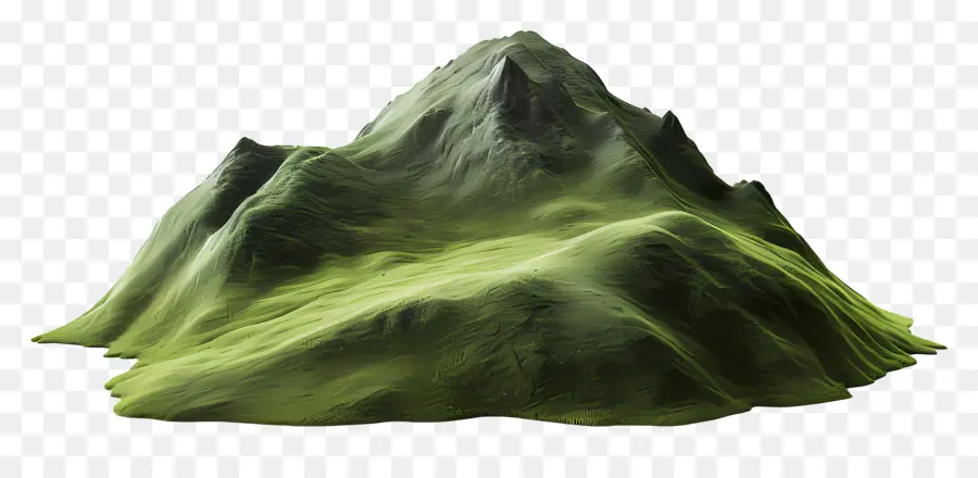 Herbe De Montagne，Montagne Verte PNG