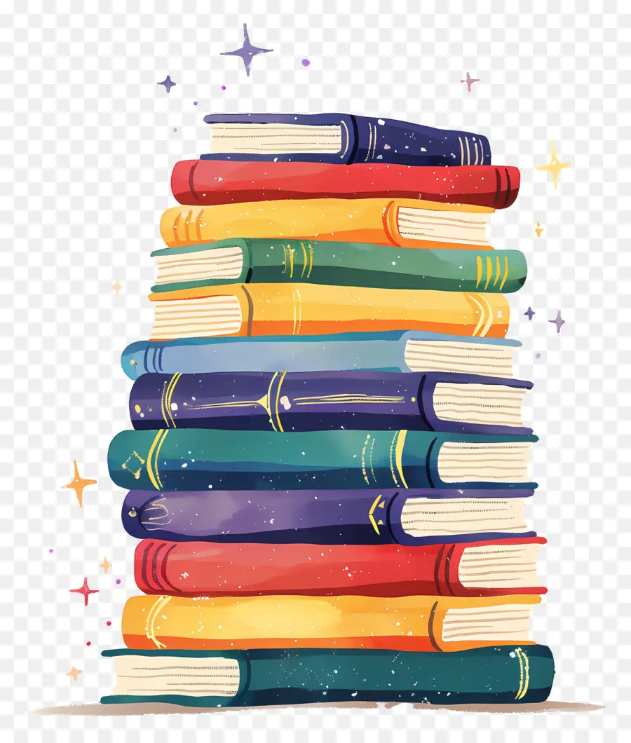 Pile De Livres，Livres PNG