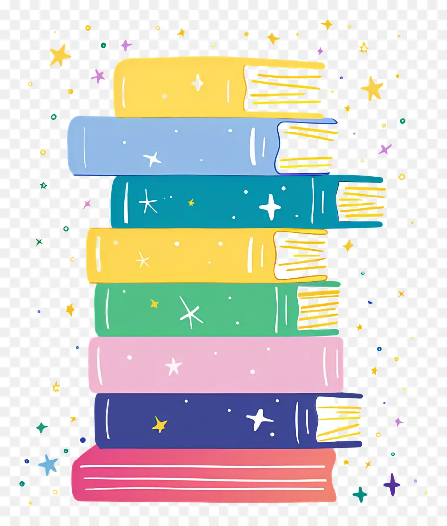 Pile De Livres，Livres PNG