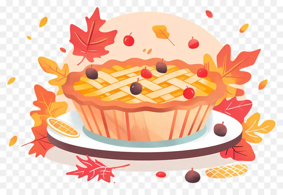 Tarte De Thanksgiving，Tarte D'automne PNG