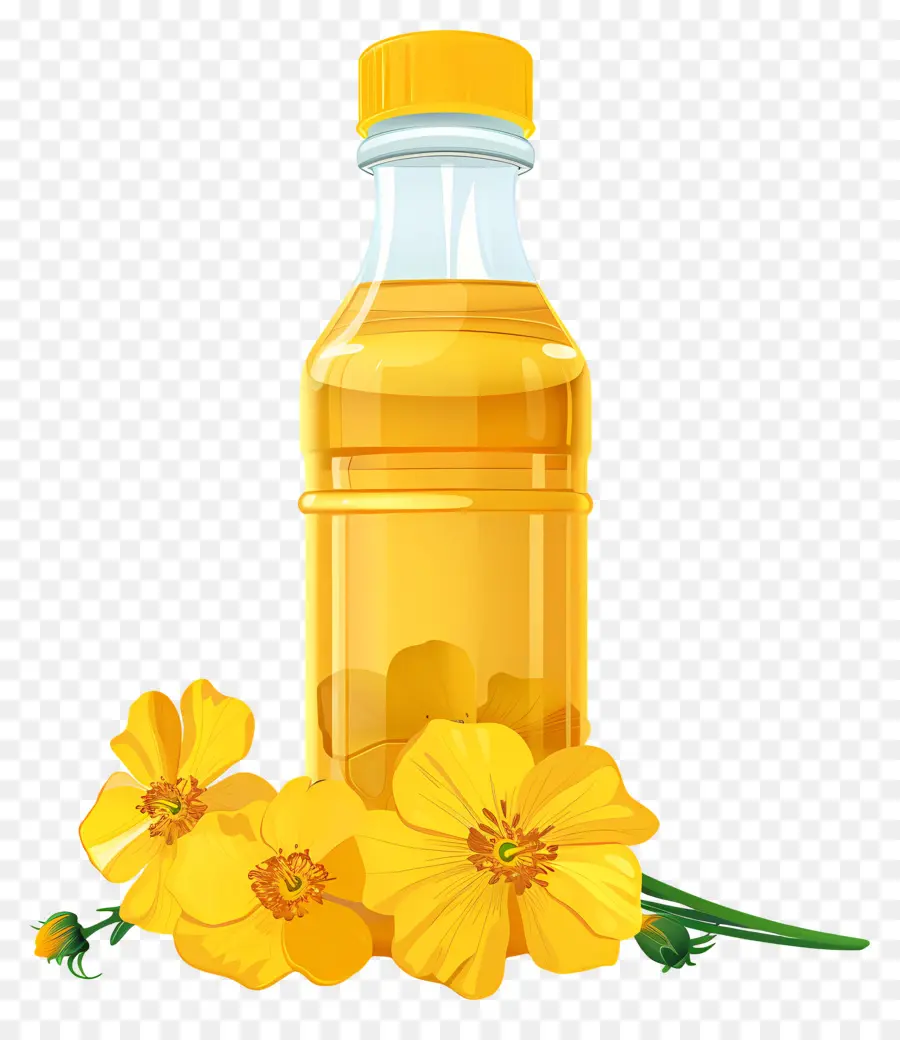 Huile De Canola，Bouteille D'huile PNG