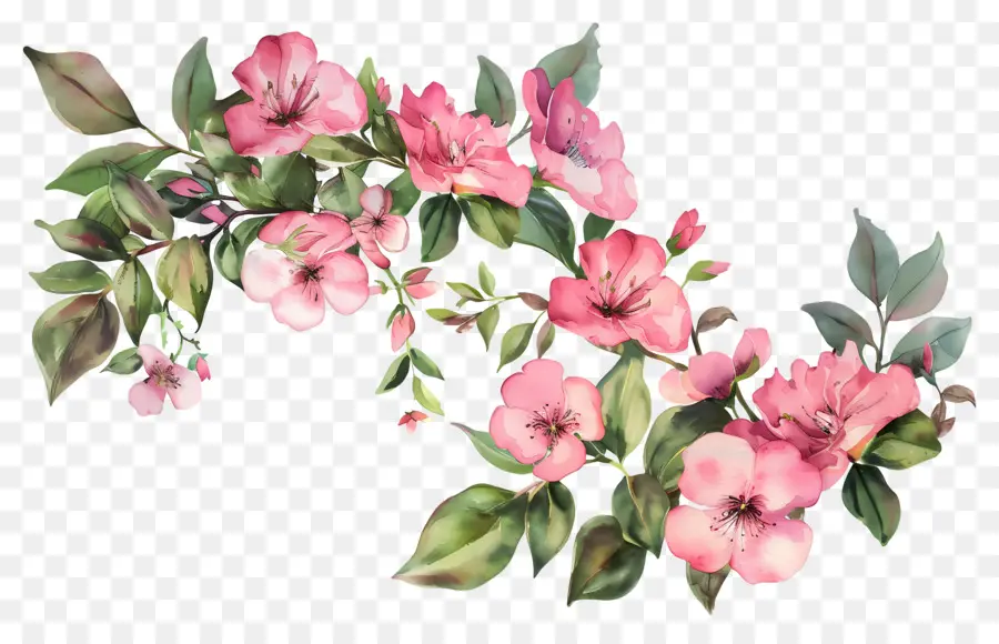 Fond De Fleurs Tropicales，Fleurs PNG