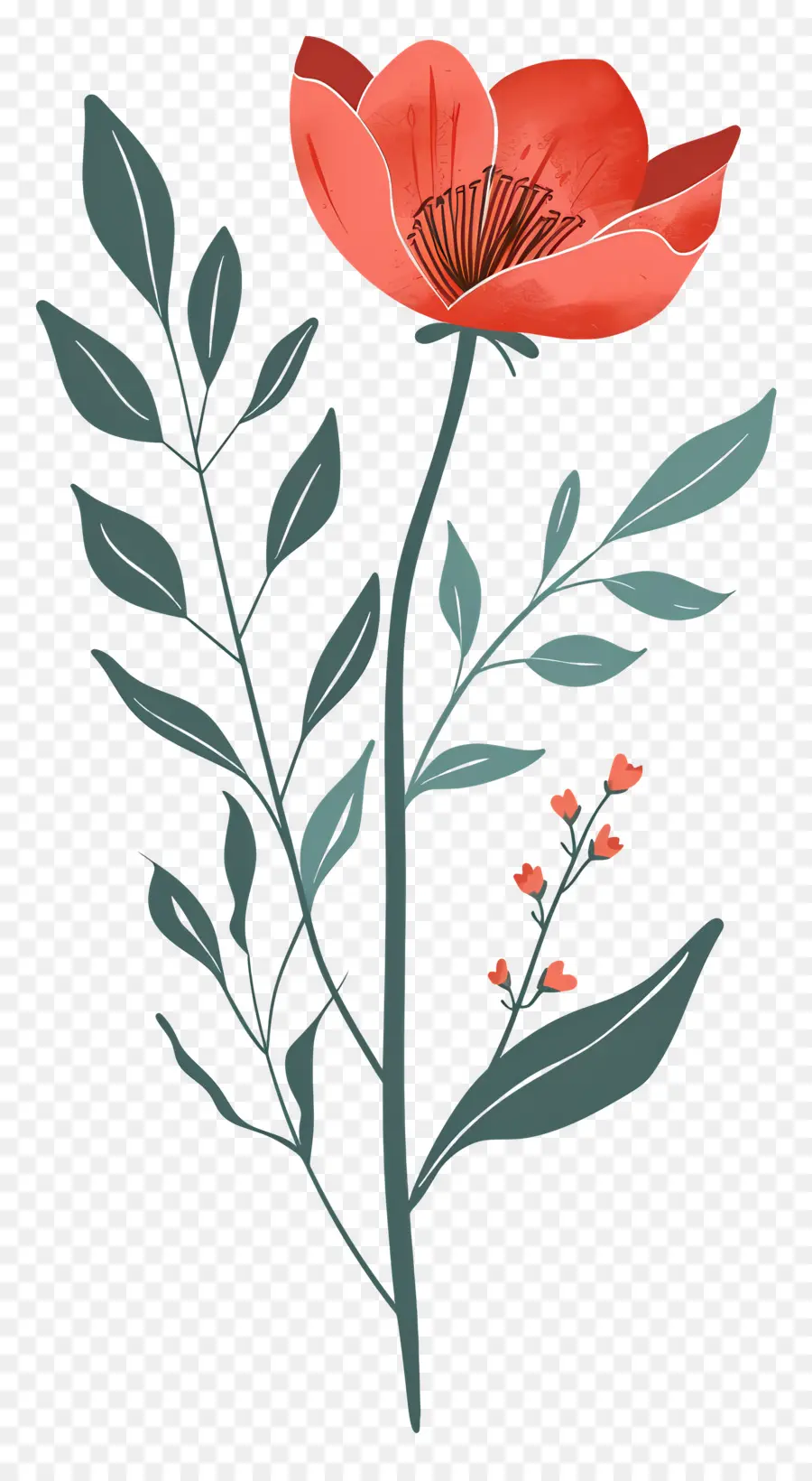 Fleur Unique，Fleur Rouge PNG