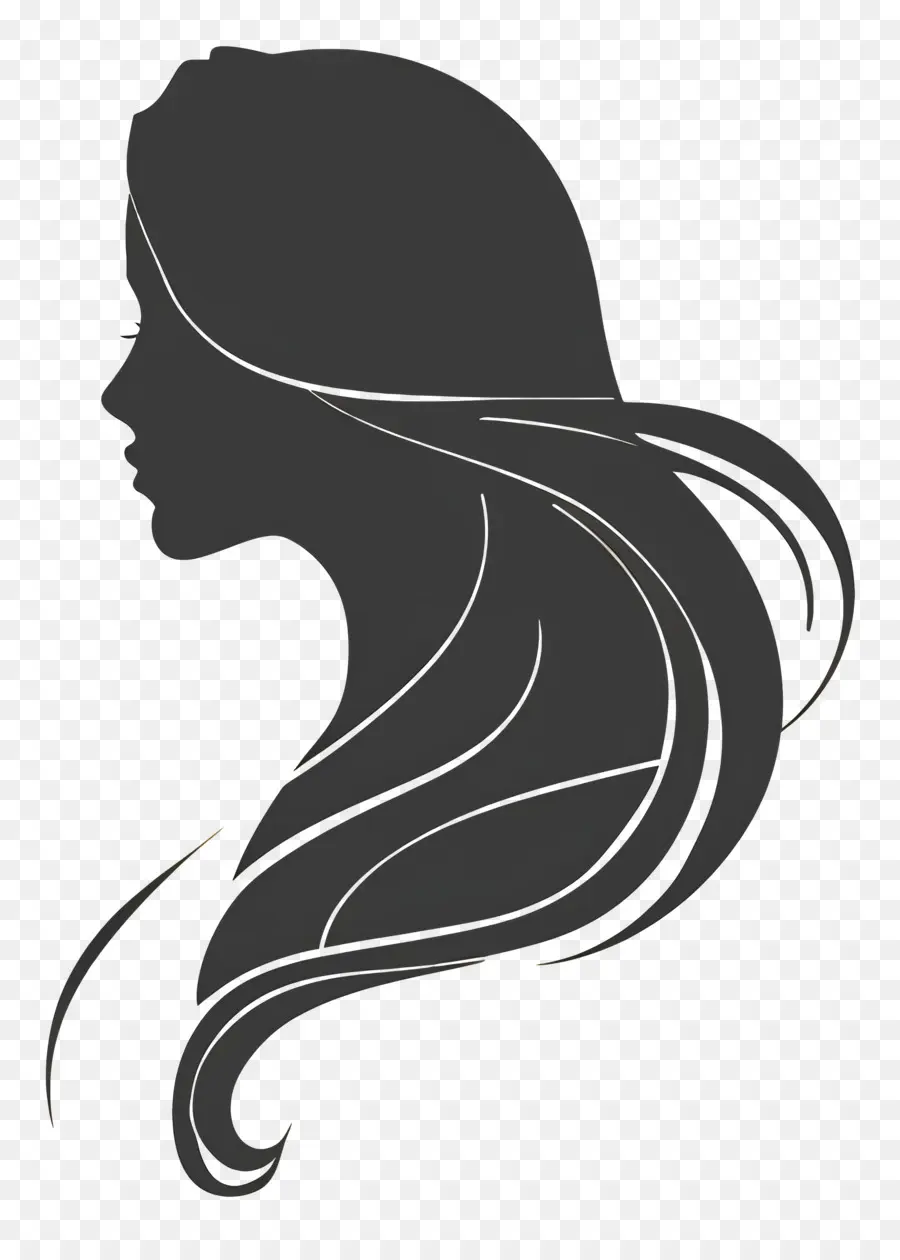 Logo De Fille，Silhouette PNG