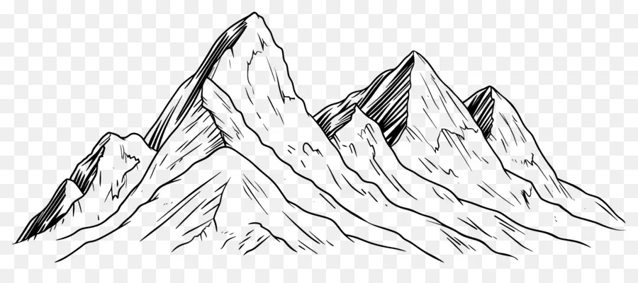 Aperçu De La Montagne，Croquis De Montagne PNG